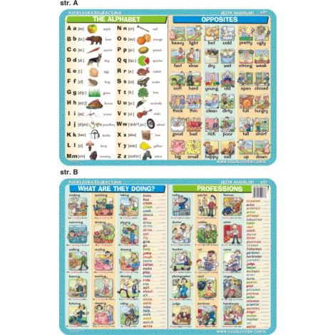 Podkładka edukacyjna Visual System Język angielski #3